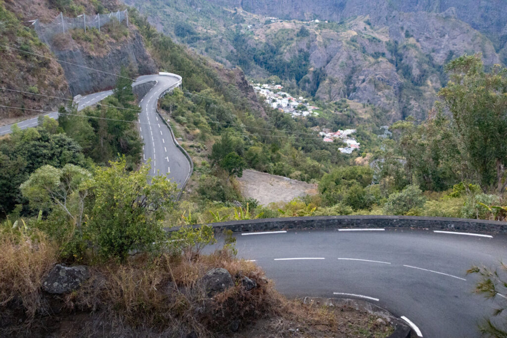 Route des 400 virages à La Réunion