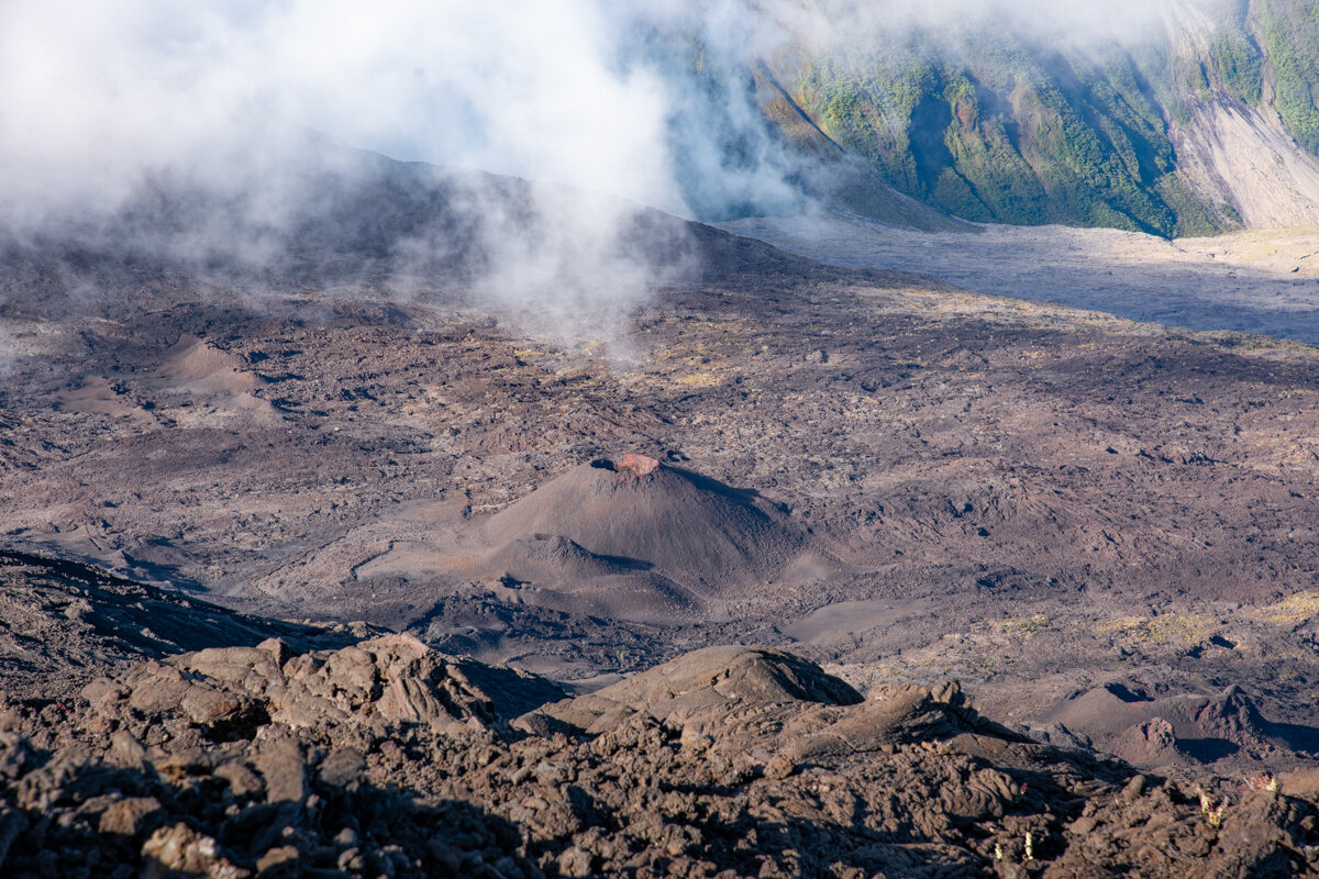 Activité volcanique au Piton de la Fournaise